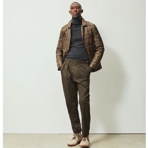 ITALIAN GURKHA TROUSER IN OLIVE